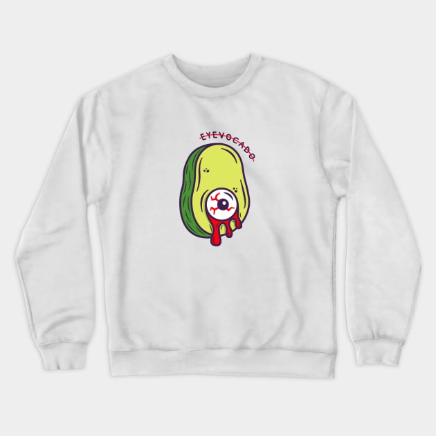 Avocado Pun Eyevocado Crewneck Sweatshirt by imotvoksim